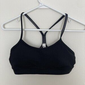 Lululemon Black Flow Y Bra Size 4